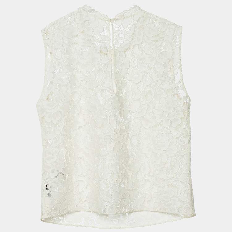 Saint laurent shop lace top