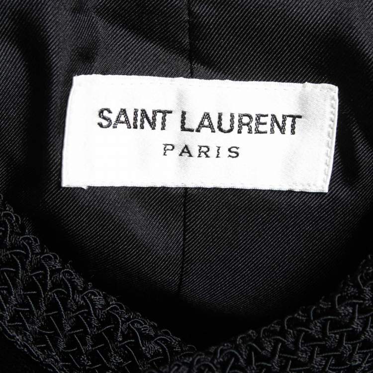 Pre Owned Saint Laurent Black Velvet Blazer M