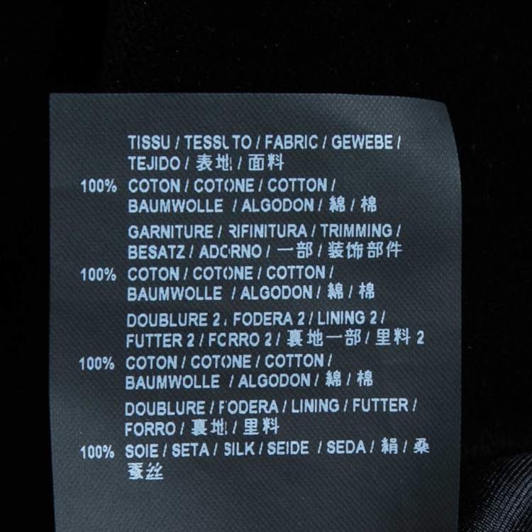 Pre Owned Saint Laurent Black Velvet Blazer M