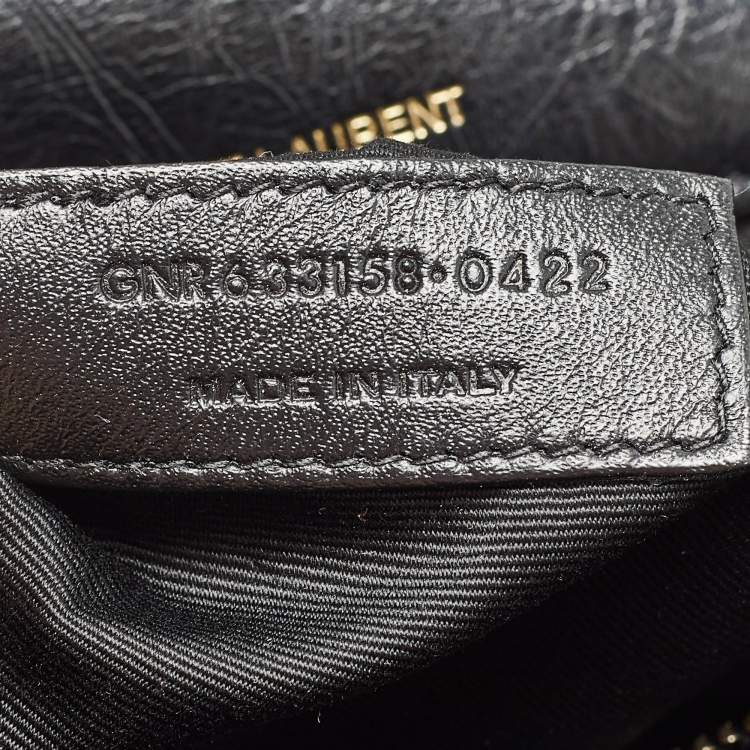 مملوكة مسبقًا Saint Laurent Black Vintage Leather Medium Niki Shoulder Bag