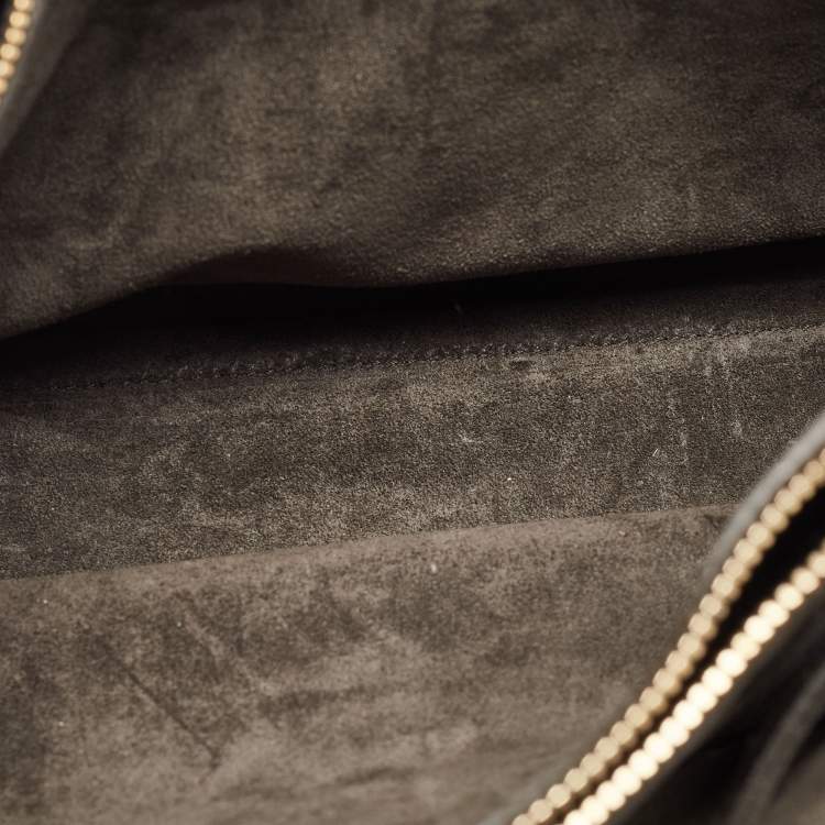 Pre Owned Saint Laurent Grey Leather Small Classic Sac De Jour Tote
