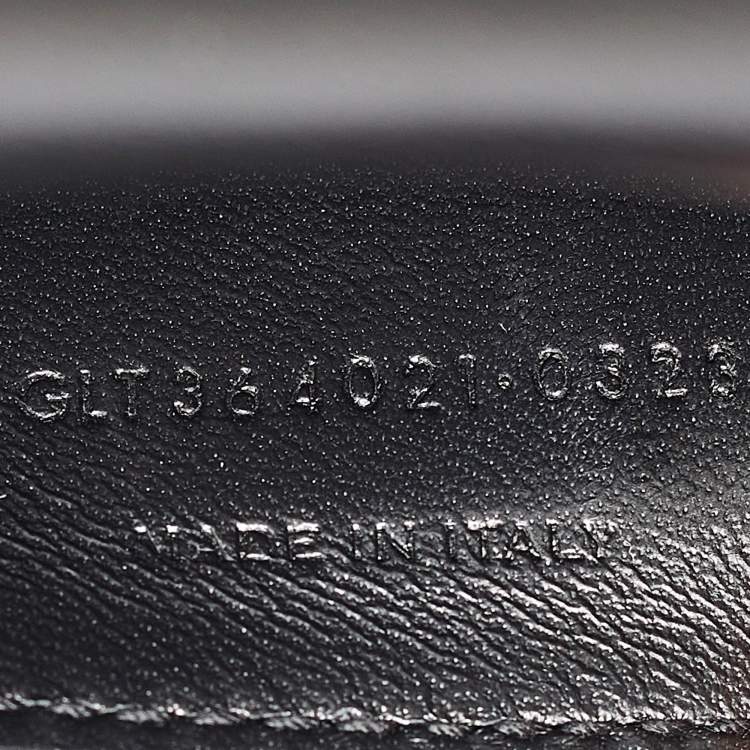 Pre Owned Saint Laurent Multicolor Leather and Fabric Medium Striped Kate Shoulder Bag