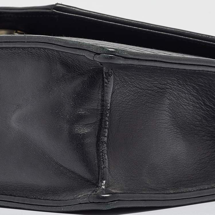 Pre Owned Saint Laurent Black Quilted Leather Medium Betty Shoulder Bag