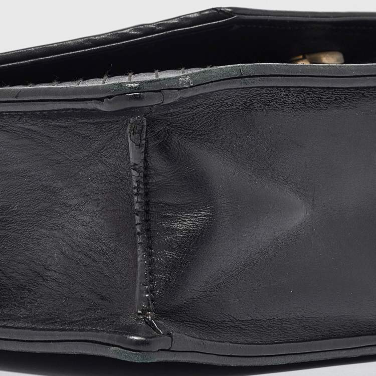 Pre Owned Saint Laurent Black Quilted Leather Medium Betty Shoulder Bag