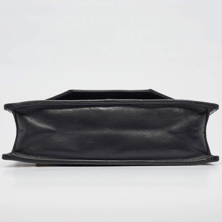 Pre Owned Saint Laurent Black Quilted Leather Medium Betty Shoulder Bag