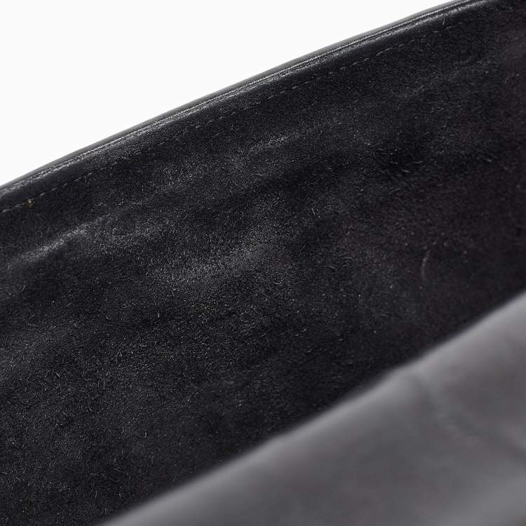 Pre Owned Saint Laurent Black Quilted Leather Medium Betty Shoulder Bag