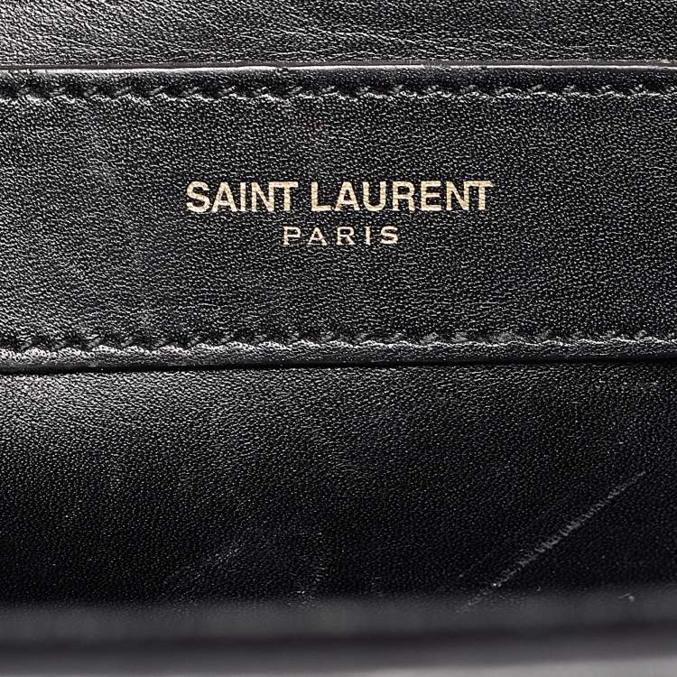 Pre Owned Saint Laurent Black Quilted Leather Medium Betty Shoulder Bag