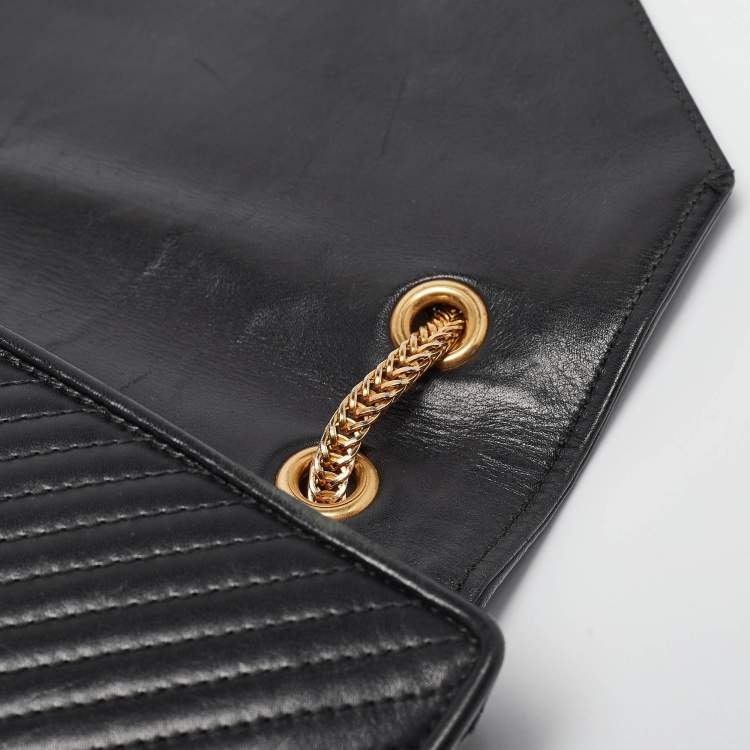 Pre Owned Saint Laurent Black Quilted Leather Medium Betty Shoulder Bag