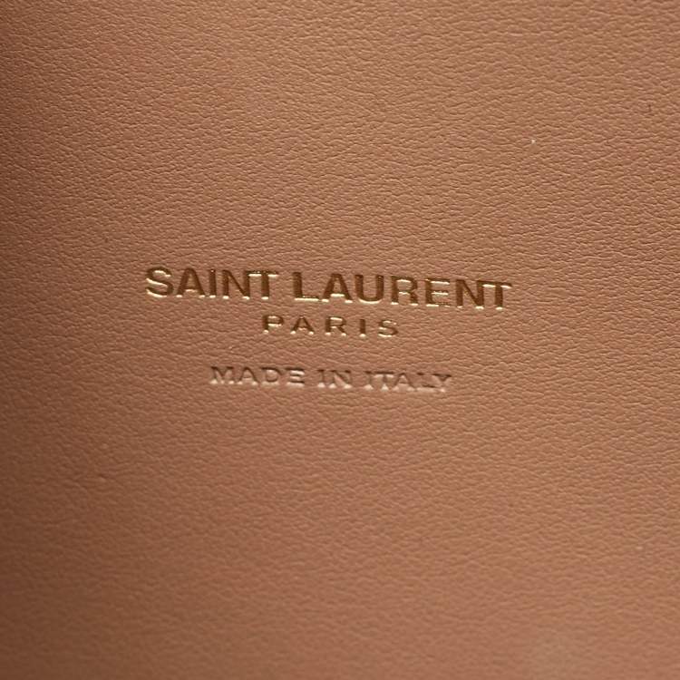 Pre Owned Saint Laurent Beige Leather Small Classic Sac De Jour Tote