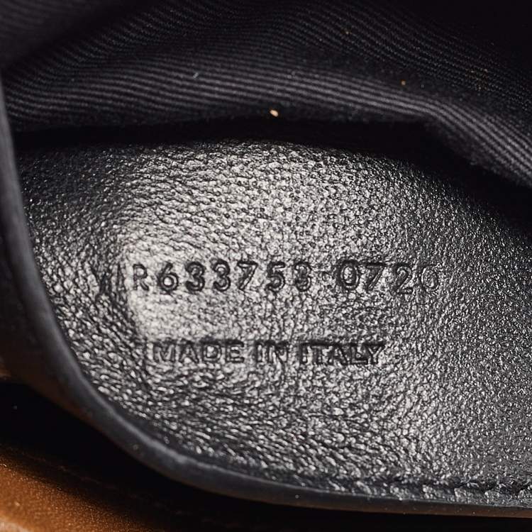 Pre Owned Saint Laurent Brown Suede Fringe Grace Chain Bag