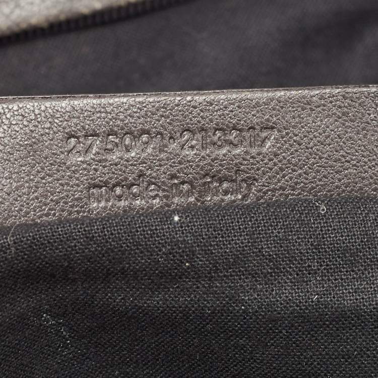 مملوكة مسبقًا Saint Laurent Dark Grey Leather Large Cabas Chyc Tote