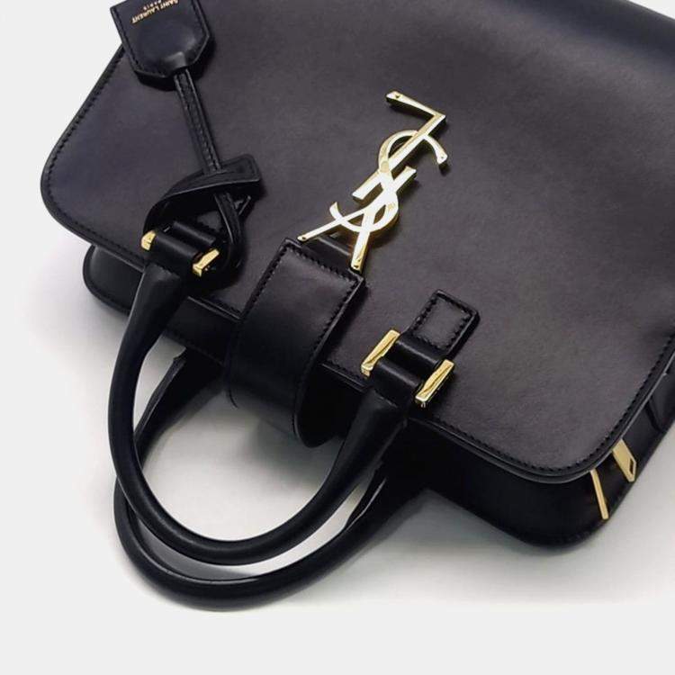 Pre Owned Saint Laurent Monogram Cabas Bag Baby