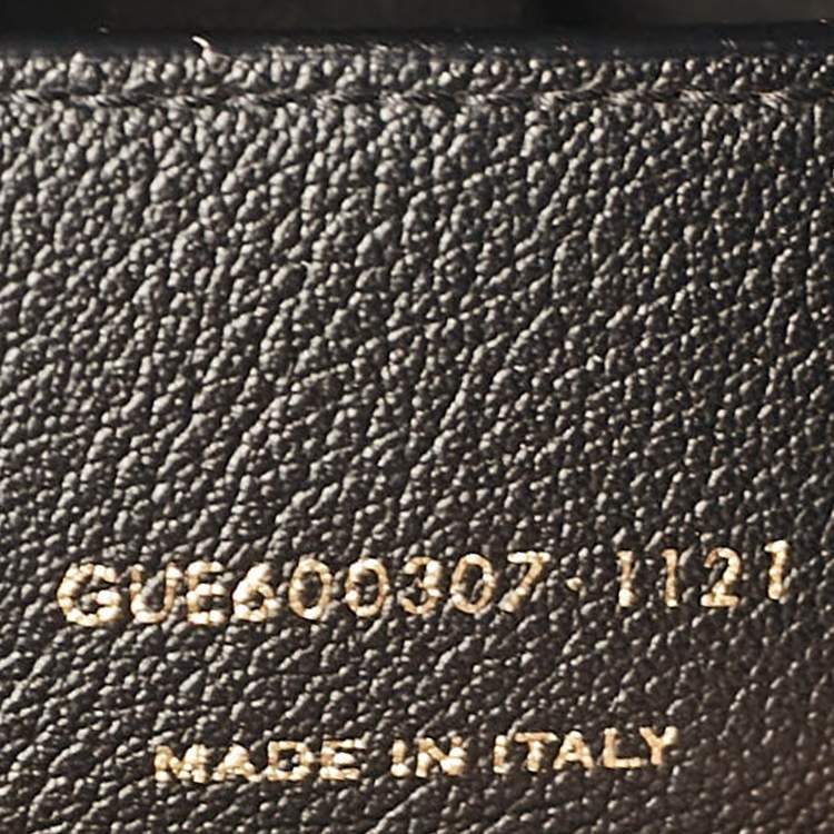 Pre Owned Saint Laurent Black Leather Toy Shopper Tote