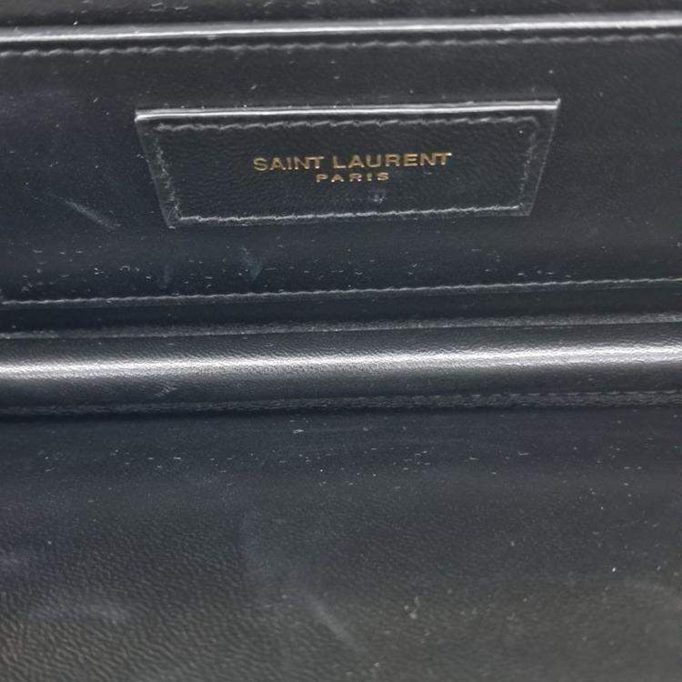 Pre Owned Saint Laurent Midnight Small Clutch Bag