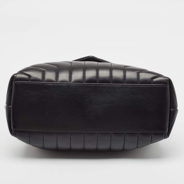 Pre Owned Saint Laurent Matelasse Leather Medium Lou Lou Shoulder Bag