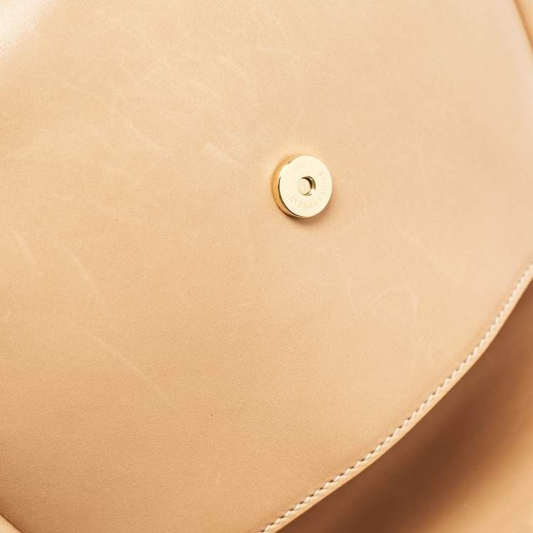 مملوكة مسبقًا Saint Laurent Tan Leather Kaia Crossbody Bag