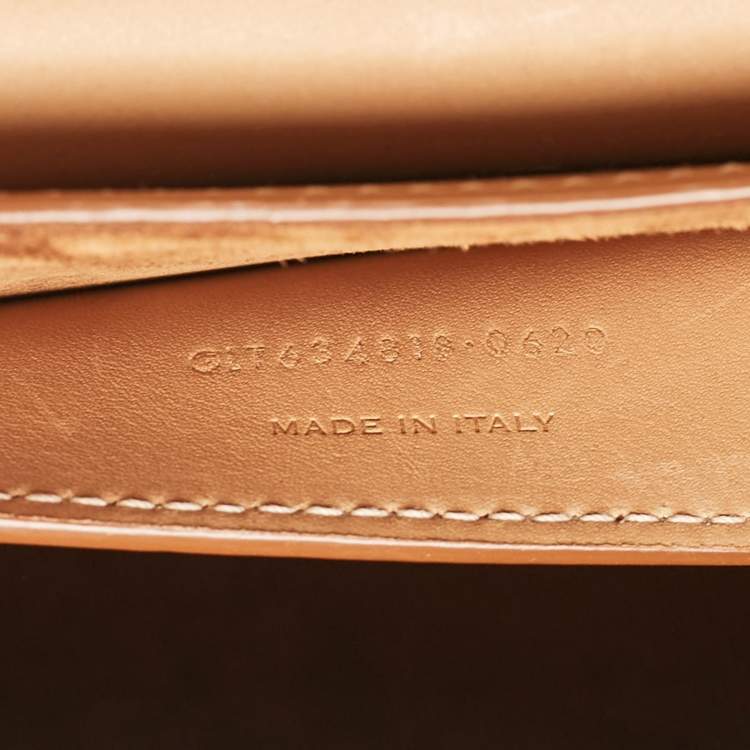 مملوكة مسبقًا Saint Laurent Tan Leather Kaia Crossbody Bag