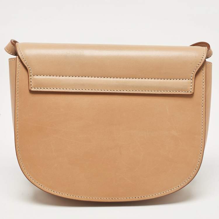 مملوكة مسبقًا Saint Laurent Tan Leather Kaia Crossbody Bag