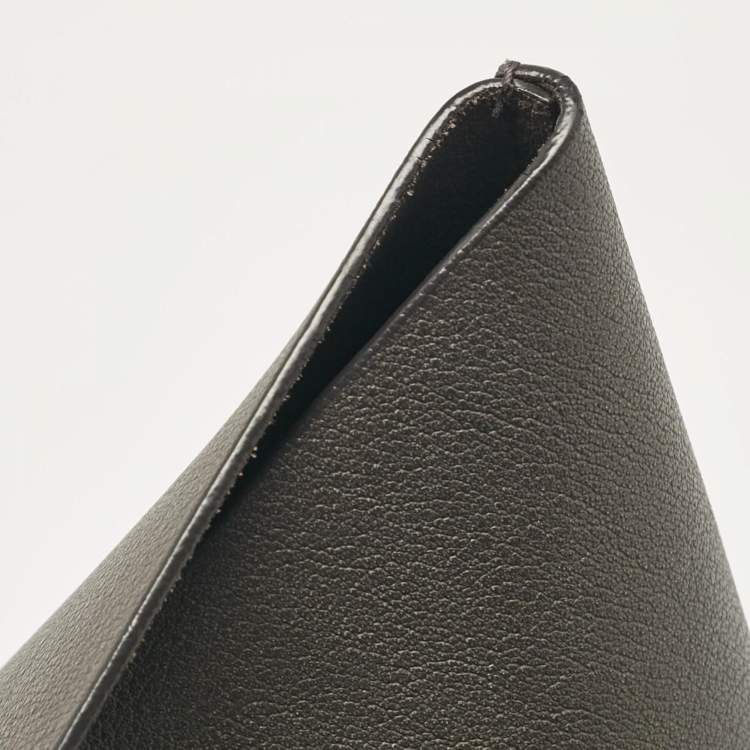 Pre Owned Saint Laurent Grey Leather East West Tote