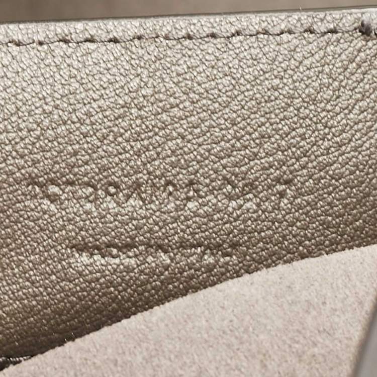 Pre Owned Saint Laurent Grey Leather East West Tote