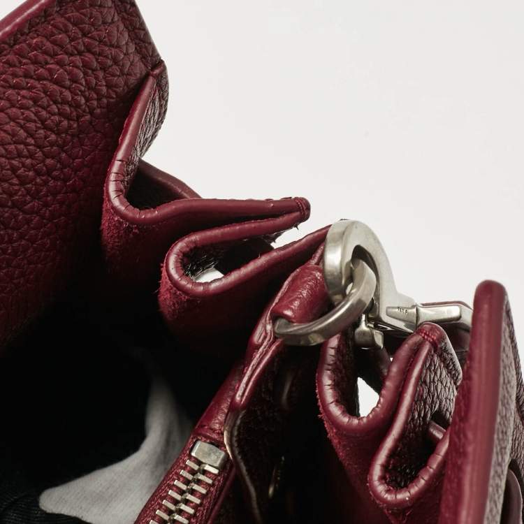 Pre Owned Saint Laurent Red Leather Small Classic Sac De Jour Tote