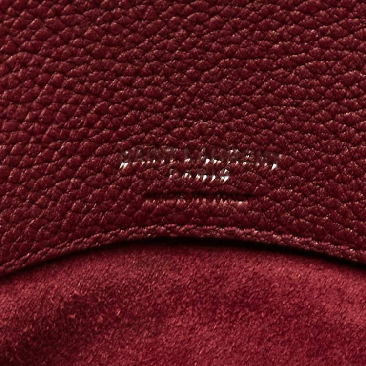 Pre Owned Saint Laurent Red Leather Small Classic Sac De Jour Tote