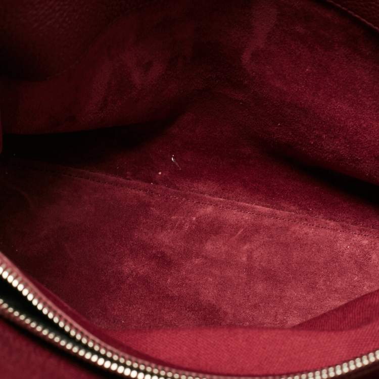Pre Owned Saint Laurent Red Leather Small Classic Sac De Jour Tote