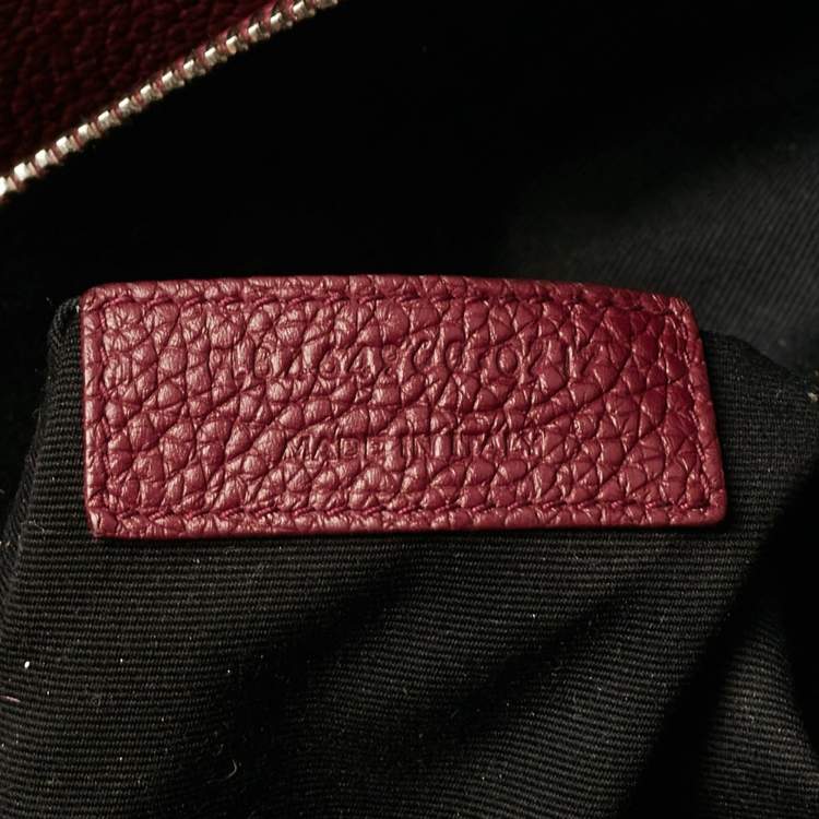 Pre Owned Saint Laurent Red Leather Small Classic Sac De Jour Tote