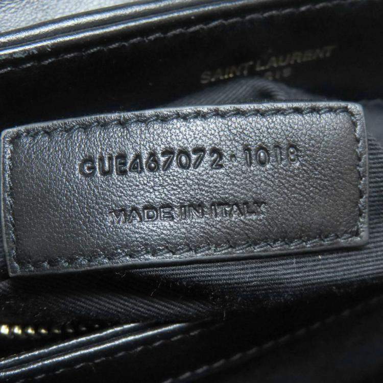 Pre Owned Saint Laurent Leather Lulu Toy Bag