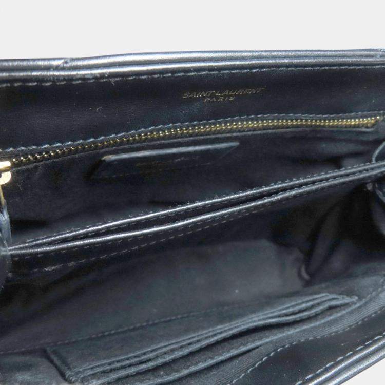 Pre Owned Saint Laurent Leather Lulu Toy Bag