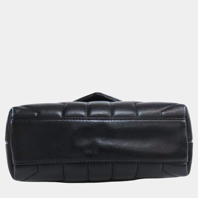 Pre Owned Saint Laurent Leather Lulu Toy Bag
