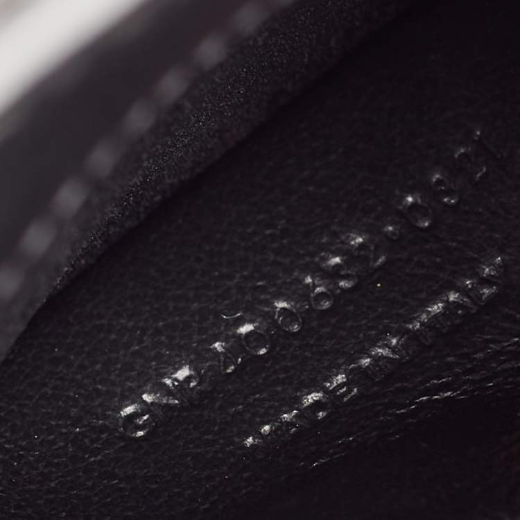 مملوكة مسبقًا Saint Laurent Black/Beige Leather and Bamboo Woven Nano Sac De Jour Tote