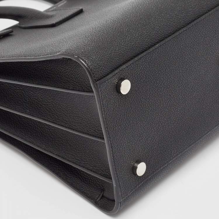 Pre Owned Saint Laurent Black Leather Small Classic Sac De Jour Tote