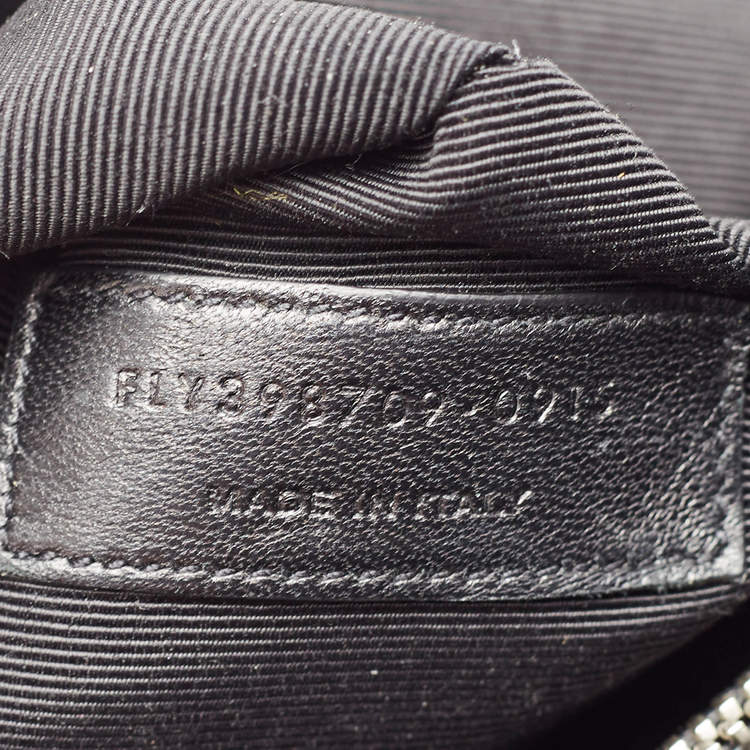 Pre Owned Saint Laurent Black Leather Small Classic Sac De Jour Tote