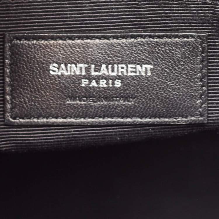 Pre Owned Saint Laurent Black Leather Small Classic Sac De Jour Tote