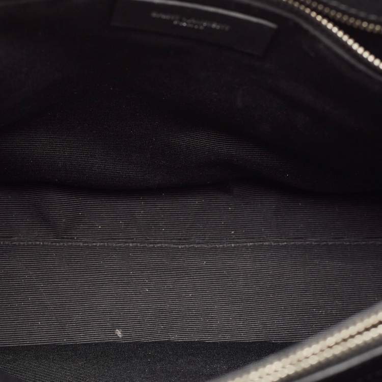 Pre Owned Saint Laurent Black Leather Small Classic Sac De Jour Tote