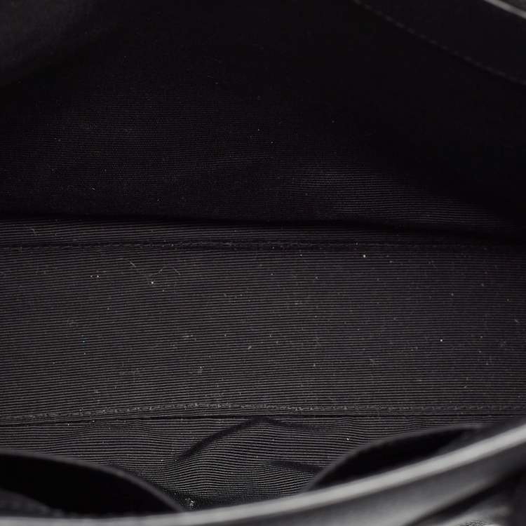 Pre Owned Saint Laurent Black Leather Small Classic Sac De Jour Tote