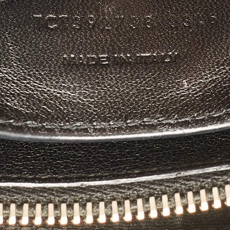 Pre Owned Saint Laurent Black Matelassé Leather Large College Top Handle Bag