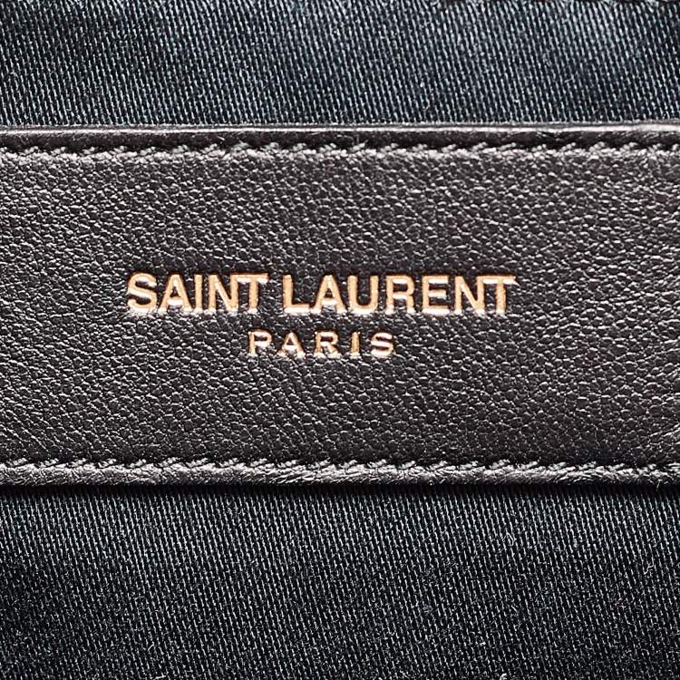 Pre Owned Saint Laurent Red Leather Large Y Cabas Chyc Tote