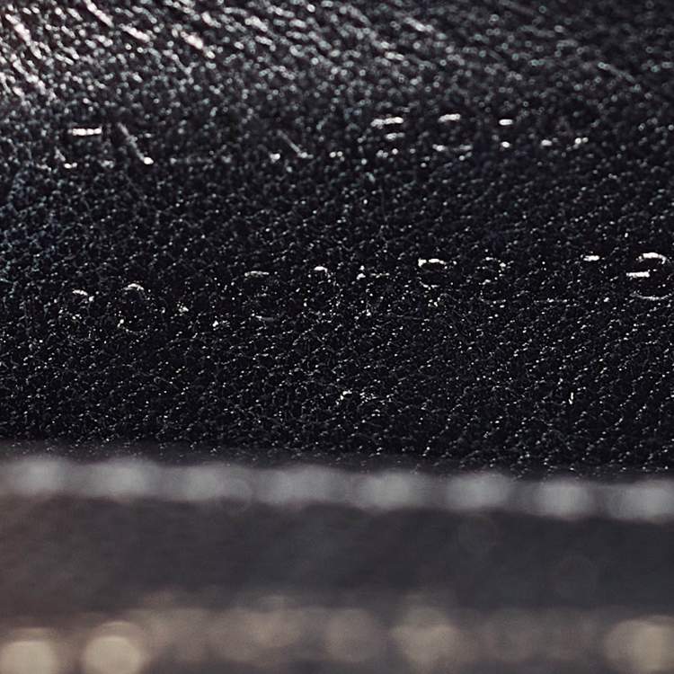 Pre Owned Saint Laurent Black Leather Medium Kate Shoulder Bag