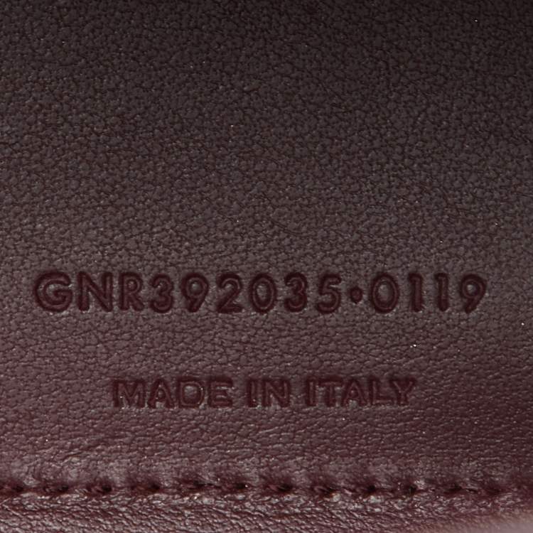 Pre Owned Saint Laurent Burgundy Croc Embossed Leather Nano Classic Sac De Jour Tote