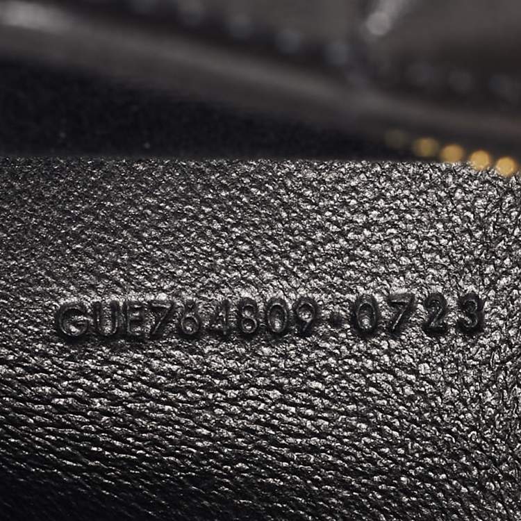 Pre Owned Saint Laurent Black Leather Mini Cassandre Camera Bag