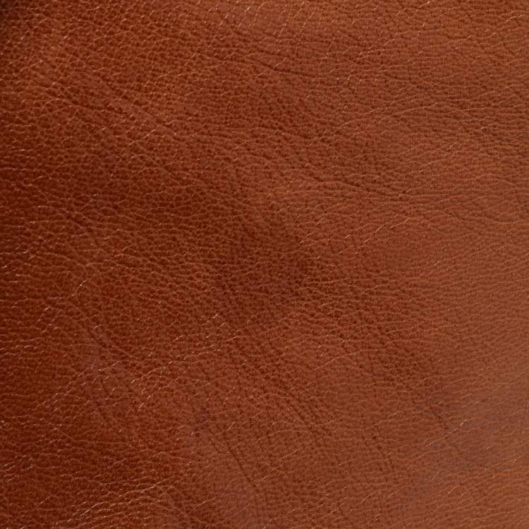 Pre Owned Saint Laurent Brown Leather Medium Rive Gauche Bag