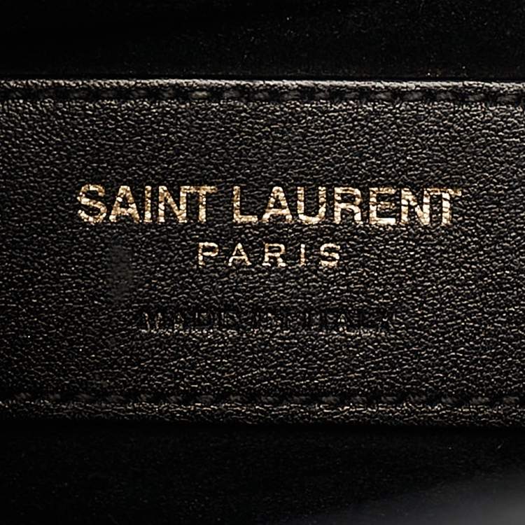Pre Owned Saint Laurent Black Leather Baby Classic Sac De Jour Tote