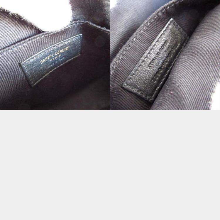 Pre Owned Saint Laurent Ivory Leather Shoulder Bag