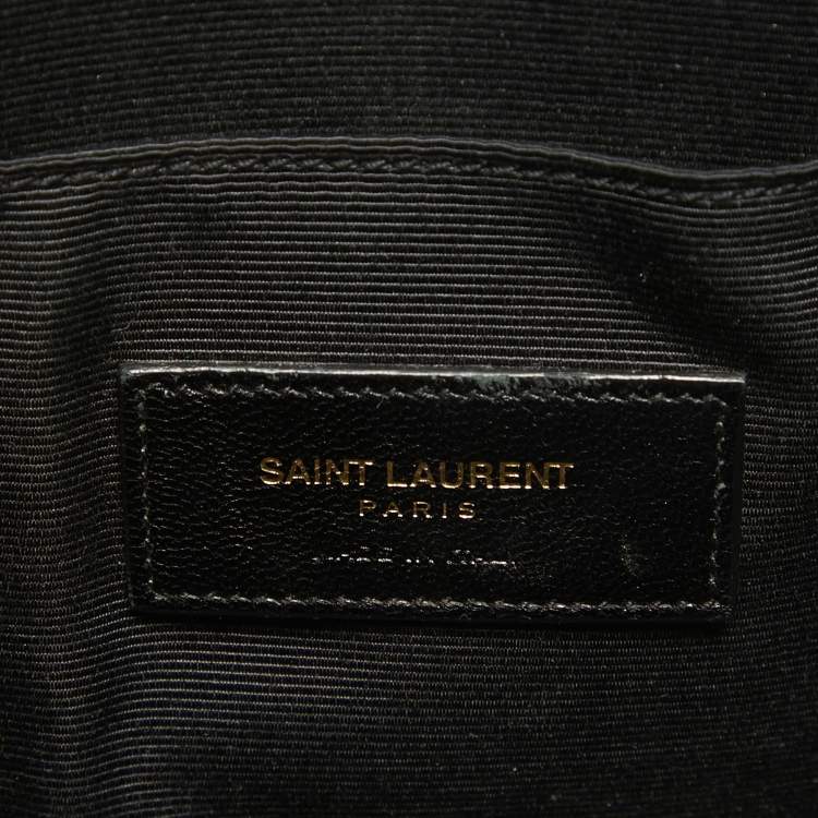 Pre Owned Saint Laurent Black Leather Nano Classic Sac De Jour Tote