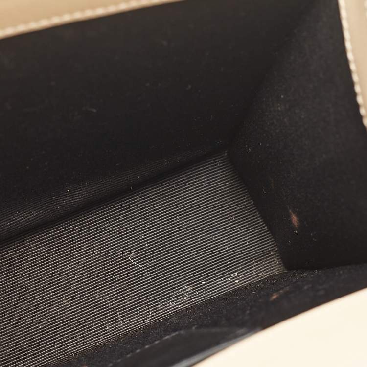 Pre Owned Saint Laurent Beige Leather Medium Kate Shoulder Bag