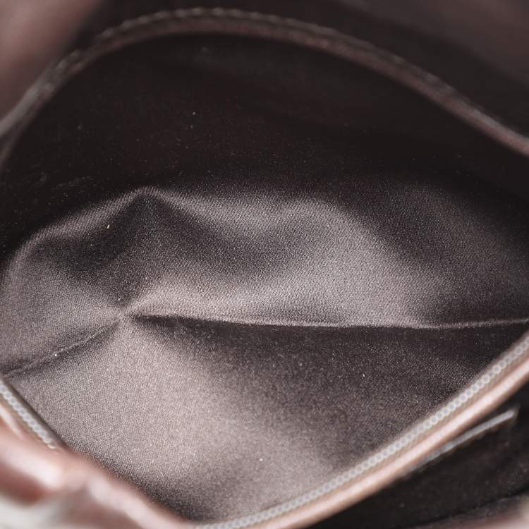 Pre Owned Saint Laurent Paris Brown Leather Mombasa Hobo