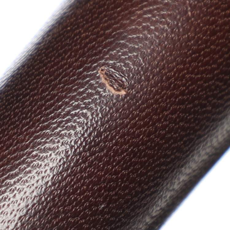 Pre Owned Saint Laurent Paris Brown Leather Mombasa Hobo
