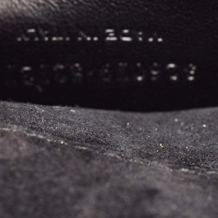 Pre Owned Saint Laurent Silver Python Kate Monogram Clutch